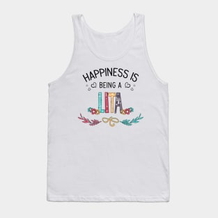 Happiness Is Being A Lita Wildflowers Valentines Mothers Day Tank Top
